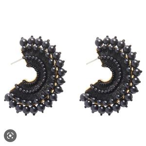 Mignonne Gavigan embroidered earrings Mini Fiona